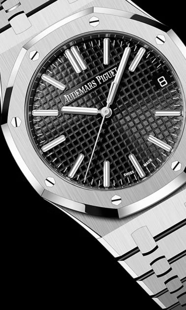 AP Branded Watch for Men's - Golden Silver