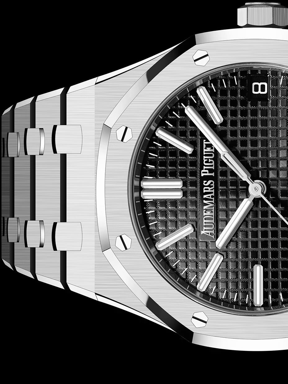 AP Branded Watch for Men's - Golden Silver