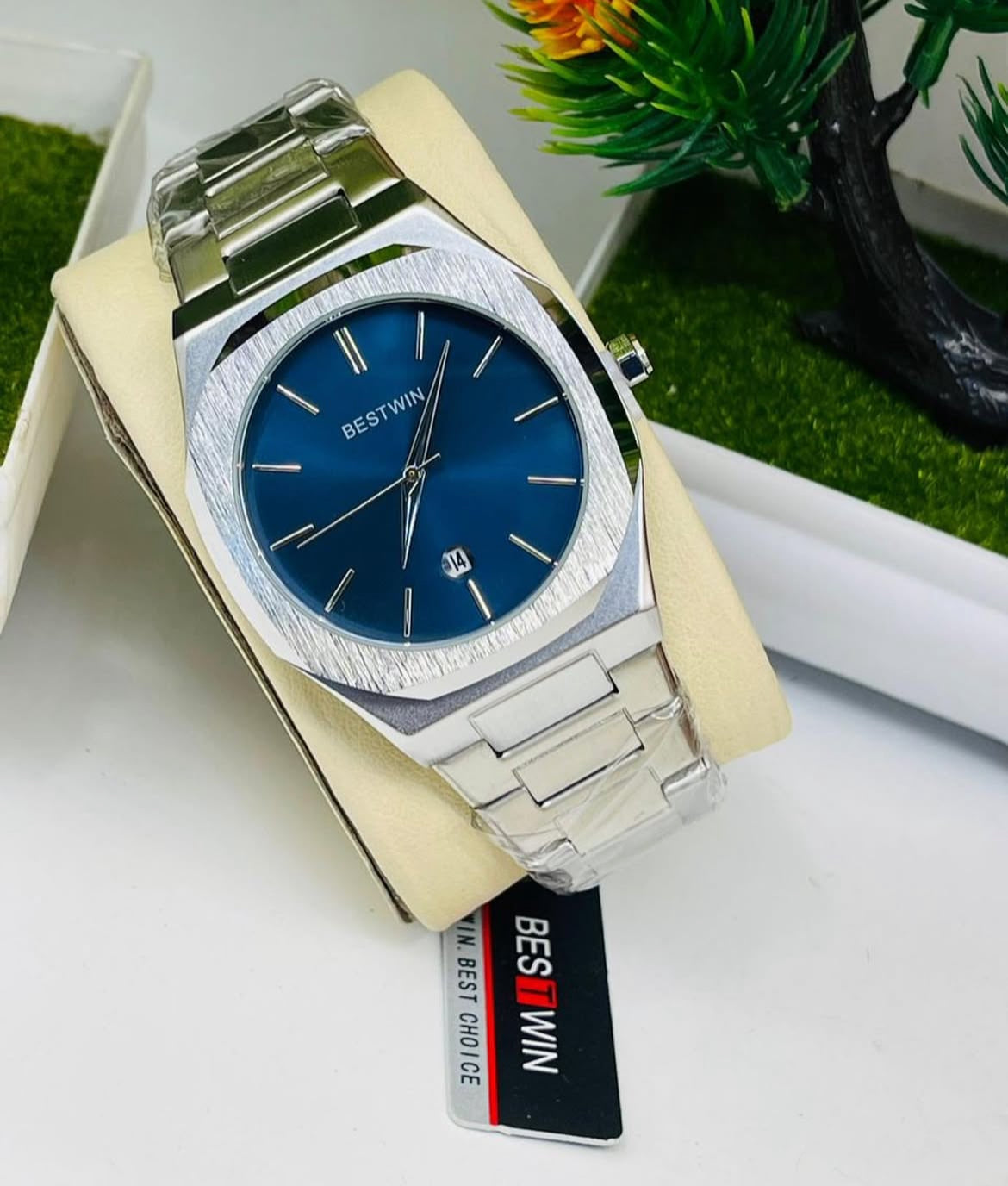 Best Win 813 Model - Original in Stainless Steel Men's Watch)