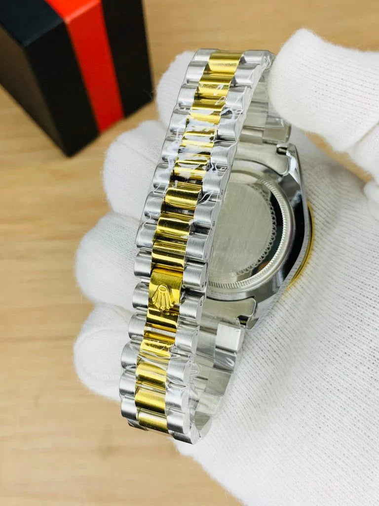 Rolex Premium Stone Model (Two Tone Gold)