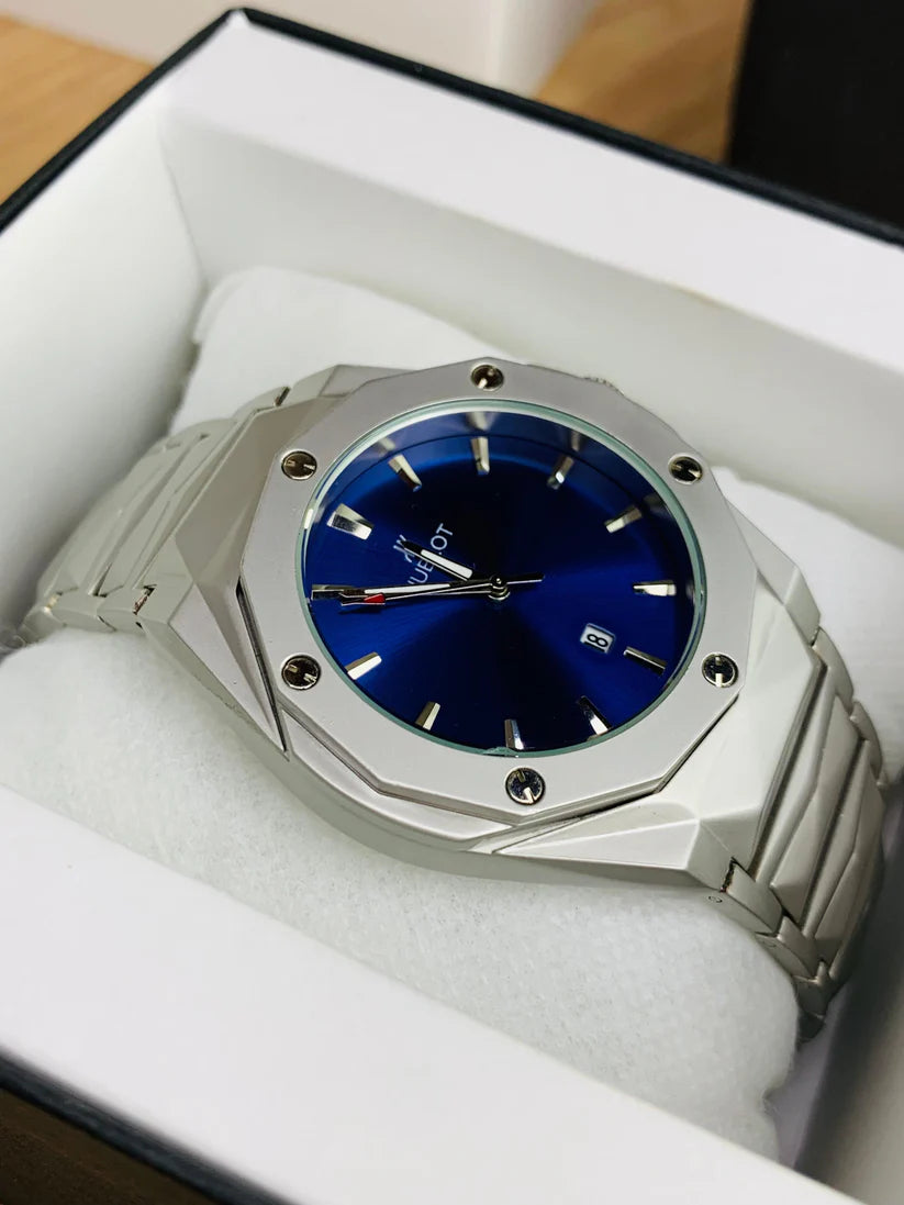 HUBLOT – Men's Watches SILVER DIAMOND CUT