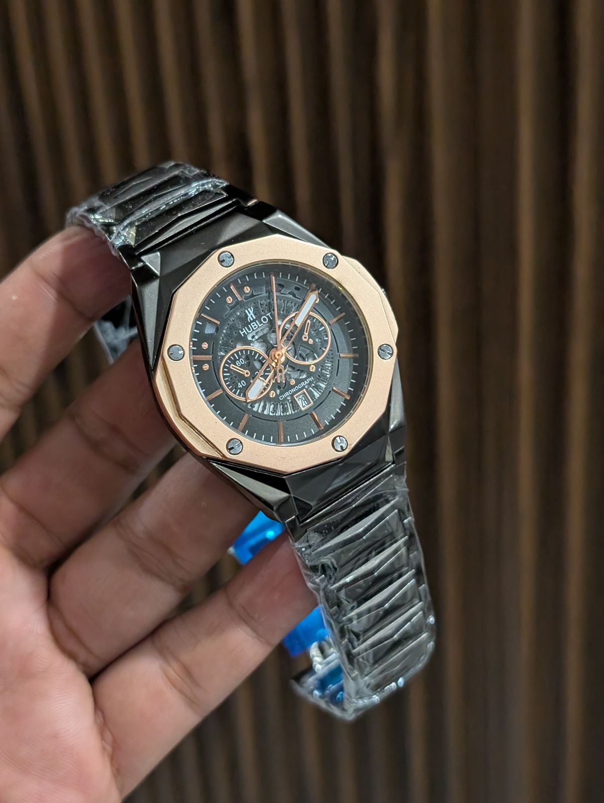 HUBLOT – Men's Watches STAINLESS STEEL DIAMOND CUT