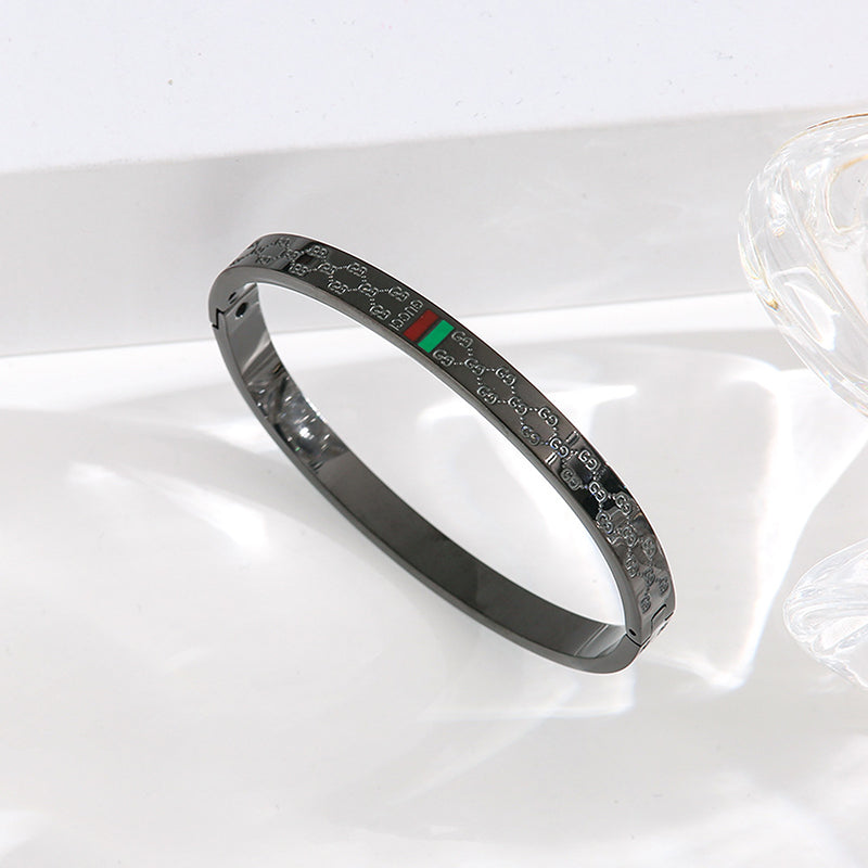 GUCCI BRACELET BLACK FOR MEN & WOMEN