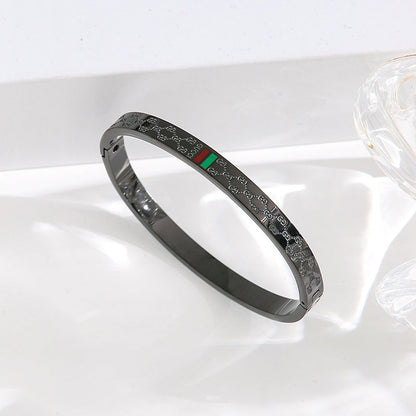 GUCCI BRACELET BLACK FOR MEN & WOMEN