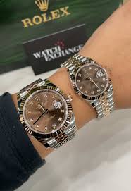 Premium Day Date Two Tone Couple Watches