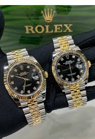Premium Day Date Two Tone Couple Watches