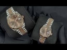 Premium Day Date Two Tone Couple Watches