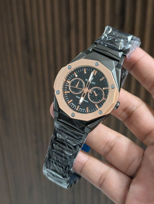 HUBLOT – Men's Watches STAINLESS STEEL DIAMOND CUT